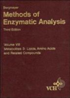 Methods of Enzymatic Analysis, Volume 8: Metabolites 3, lipids, amino acids and related compounds 352726048X Book Cover