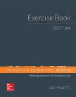 High School Equivalency Achieve, GED Exercise Book Math 0076751635 Book Cover