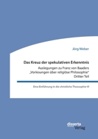 Das Kreuz der spekulativen Erkenntnis. Auslegungen zu Franz von Baaders "Vorlesungen über religiöse Philosophie. Dritter Teil. Eine Einführung in die christliche Theosophie VI 3959355904 Book Cover