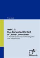 Web 2.0: User-Generated Content in Online Communities 383665492X Book Cover