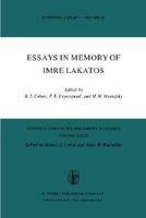 Essays in Memory of Imre Lakatos (Boston Studies in the Philosophy of Science) 9027706549 Book Cover
