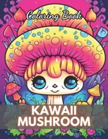 Kawaii Mushroom Coloring Book for Kids: 100+ New Designs for All Ages B0CP92MLQH Book Cover