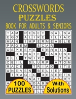 Crossword Puzzle Book for Adults, Seniors: Medium Crossword Puzzles with Full Solutions B0BF2Z1KZ5 Book Cover