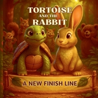 The Tortoise and the Rabbit: A New Finish Line: A Funny and Modern Sequel to the Classic Fable of the Tortoise and the Hare—With a Twist of Heart B0FLJHDNC2 Book Cover