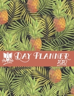 High Folio 2020 Planner | Grumpy Bulldog Design Works | Water Color Tropical Pineapples 165563500X Book Cover