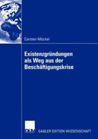 Existenzgrundungen ALS Weg Aus Der Beschaftigungskrise 3824482703 Book Cover