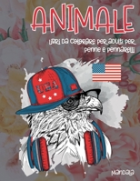 Libri da colorare per adulti per penne e pennarelli - Mandala - Animale B08T4886K1 Book Cover