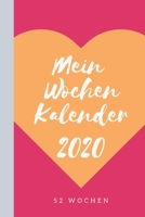 Mein Wochenkalender 2020: Wochen- und Monatsplaner mit Punkteraster, Inhaltsverzeichnis und 50 extra Seiten f�r deine Notizen 1672027330 Book Cover
