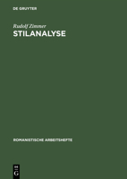 Stilanalyse 3484501219 Book Cover