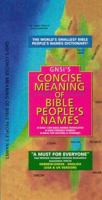 GNSI's Concise Meaning of Bible People's Names 190253901X Book Cover