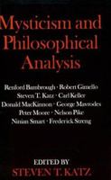 Mysticism and Philosophical Analysis 0195200101 Book Cover