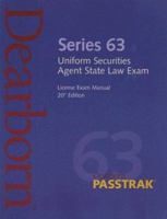 Series 63 Uniform Securities Agent State Law Exam License Exam Manual 1419500872 Book Cover