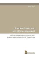 Kooperationen Und Interaktionsokonomik 3838105400 Book Cover