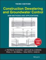 Construction Dewatering And Groundwater Control 3Ed: New Methods And Applications 8126541660 Book Cover