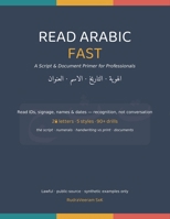 Read Arabic Fast: A Script & Document Primer for Professionals B0HCZRQ1QR Book Cover