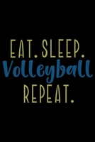 Eat. Sleep. Volleyball. Repeat.: Hydration Log - Daily Fluid Intake Reminder - 13 Month Water Checklist for Athletes and Team Sports 1088518397 Book Cover