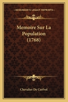 Memoire Sur La Population (1768) 1120642949 Book Cover