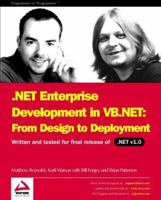 .NET Enterprise Development in VB.NET: From Design to Deployment 1861006179 Book Cover