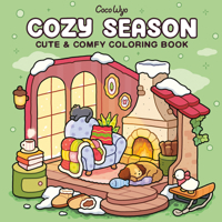 Cozy Season: Coloring Book for Adults and Kids (Cozy Spaces Coloring) B0GJBW5XX4 Book Cover
