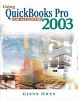 Using QuickBooks Pro 2003 for Accounting 0324200617 Book Cover