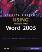 Special Edition Using Microsoft Office Word 2003 078972958X Book Cover