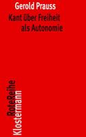 Kant Uber Freiheit ALS Autonomie 3465042964 Book Cover