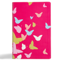 KJV One Big Story Bible, Pink LeatherTouch, Pure Cambridge Text, Presentation Page, Study Helps, Christ Connections, Memory Verses, Full-Color Maps, Easy-to-Read Bible MCM Type B0CS9CJ2X7 Book Cover