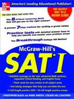 McGraw-Hill's SAT I with CD-Rom (McGraw Hill's College Review Books) 0071468072 Book Cover