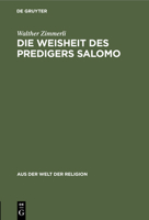 Die Weisheit des Predigers Salomo 3112439716 Book Cover