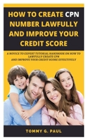 HOW TO CREATE CPN NUMBERS LAWFULLY AND IMPROVE YOUR CREDIT SCORE: A Novice to Expert Tutorial Handbook on How to Lawfully Create CPN and Improve Your Credit Score Effectively B089TV3H1D Book Cover