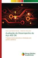 Avaliação do Desempenho do Aço AISI D6 6139696631 Book Cover