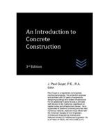 An Introduction to Concrete Construction 1974136140 Book Cover