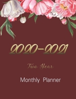 2020-2021 Planner Weekly & Monthly: 2 Year Calendar Organizer with 24 Months Spread View time management Agenda & Journal Personal Appointment Phone Book Password Log Notebook Diary Jan 2020-Dec 2021  1704115469 Book Cover