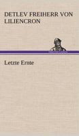 Letzte Ernte 374372894X Book Cover
