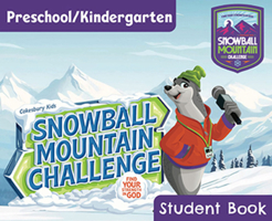 Vbs 2026 Snowball Mountain Challenge Preschool/Kindergarten Student Book (Pkg of 6): Find Your Strength in God 1791038263 Book Cover
