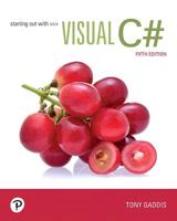 Starting Out with Visual C# 0134382609 Book Cover