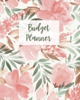 Budget Planner: Monthly Budget Journal, Weekly Expense Tracker, Bill Organizer, Finance Planner, Undated (Start Anytime) Vintage Pink Watercolor Floral 1704004314 Book Cover