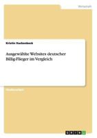 Ausgew�hlte Websites deutscher Billig-Flieger im Vergleich 3656723826 Book Cover