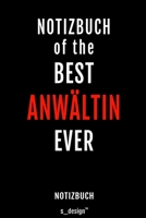 Notizbuch f�r Anw�lte / Anwalt / Anw�ltin: Originelle Geschenk-Idee [120 Seiten liniertes blanko Papier ] 1693137798 Book Cover