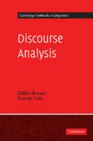 Discourse Analysis (Cambridge Textbooks in Linguistics) 0521284759 Book Cover