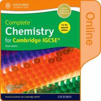 Complete Chemistry for Cambridge Igcserg Online Student Book (Third Edition) 019831034X Book Cover