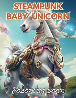 Steampunk Baby Unicorn Coloring Book for Adults: Mindfulness Coloring to Soothe Anxiety B0CVL55GTM Book Cover