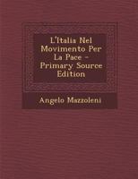 L'Italia Nel Movimento Per La Pace 1289405239 Book Cover