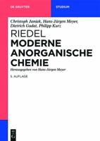 Riedel Moderne Anorganische Chemie 3110790076 Book Cover