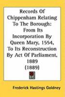 Records of Chippenham Relating to the Borough 1021975001 Book Cover