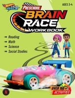 Hot Wheels Brain Race Preschool Workbook B0G4NR91GQ Book Cover