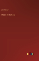 Theory of Harmony 336816953X Book Cover