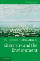 The Cambridge Introduction to Literature and the Environment 0521720907 Book Cover