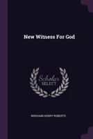 A New Witness for God 9356785023 Book Cover