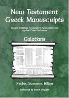 New Testament Greek Manuscripts - Galatians 0865850690 Book Cover